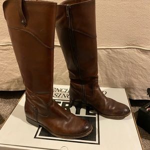 Melissa Tab Brown Frye Tall boots